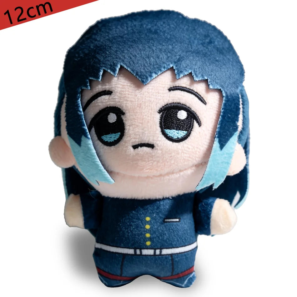 12 types of anime "Demon Slayer" 12cm plush toys of Giyu Tomioka Tanjiro Kamado  Nezuko Kamado  Zenitsu Agatsuma  as gifts