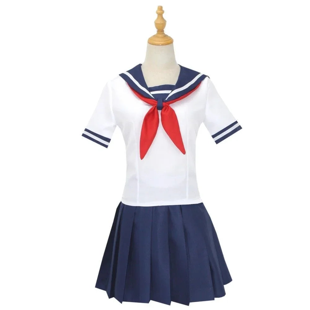 Ayano Aishi Cosplay  Ayano Aishi Jk Costume Synthetic Wig Anime Role Playing CostumesCostumes