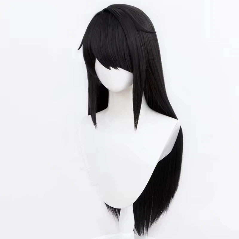 Anime Game Cosplay  School Days Stage Role Play High Temperature Silk Wig Hair Net Wigs