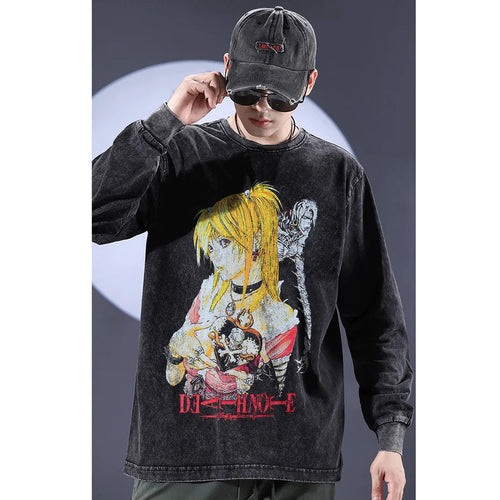 Death Note T-Shirt Vintage Anime Graphic Icely Otaku