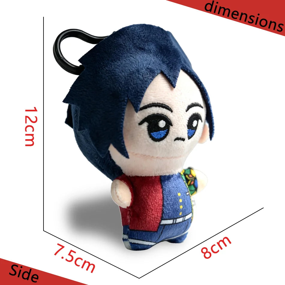 12 types of anime "Demon Slayer" 12cm plush toys of Giyu Tomioka Tanjiro Kamado  Nezuko Kamado  Zenitsu Agatsuma  as gifts