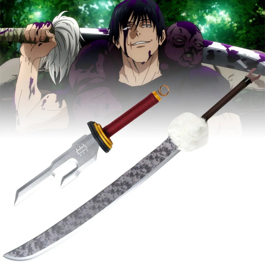 128cm Fushiguro Toji Katana Large Sword Anime Jujutsu Kaisen Cosplay Prop Toji Knife Real Size Japanese Katana Samurai Sabre Toy