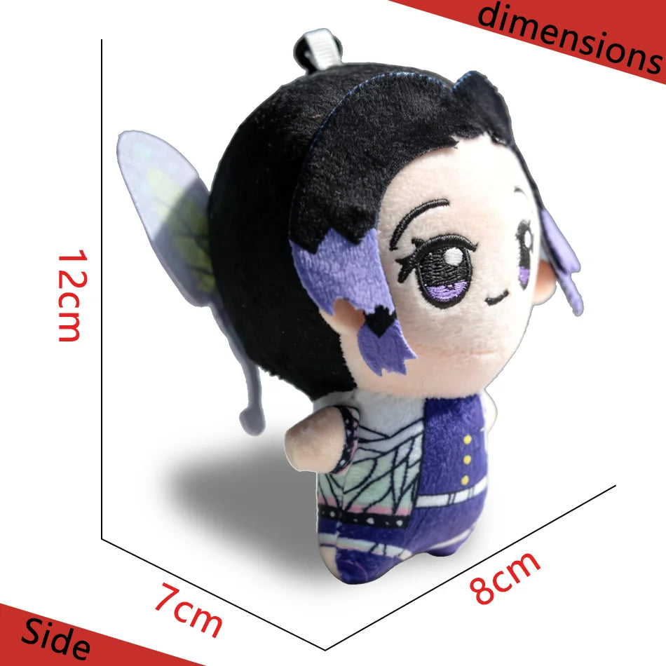12 types of anime "Demon Slayer" 12cm plush toys of Giyu Tomioka Tanjiro Kamado  Nezuko Kamado  Zenitsu Agatsuma  as gifts